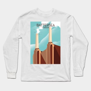 Battersea Power station London Long Sleeve T-Shirt